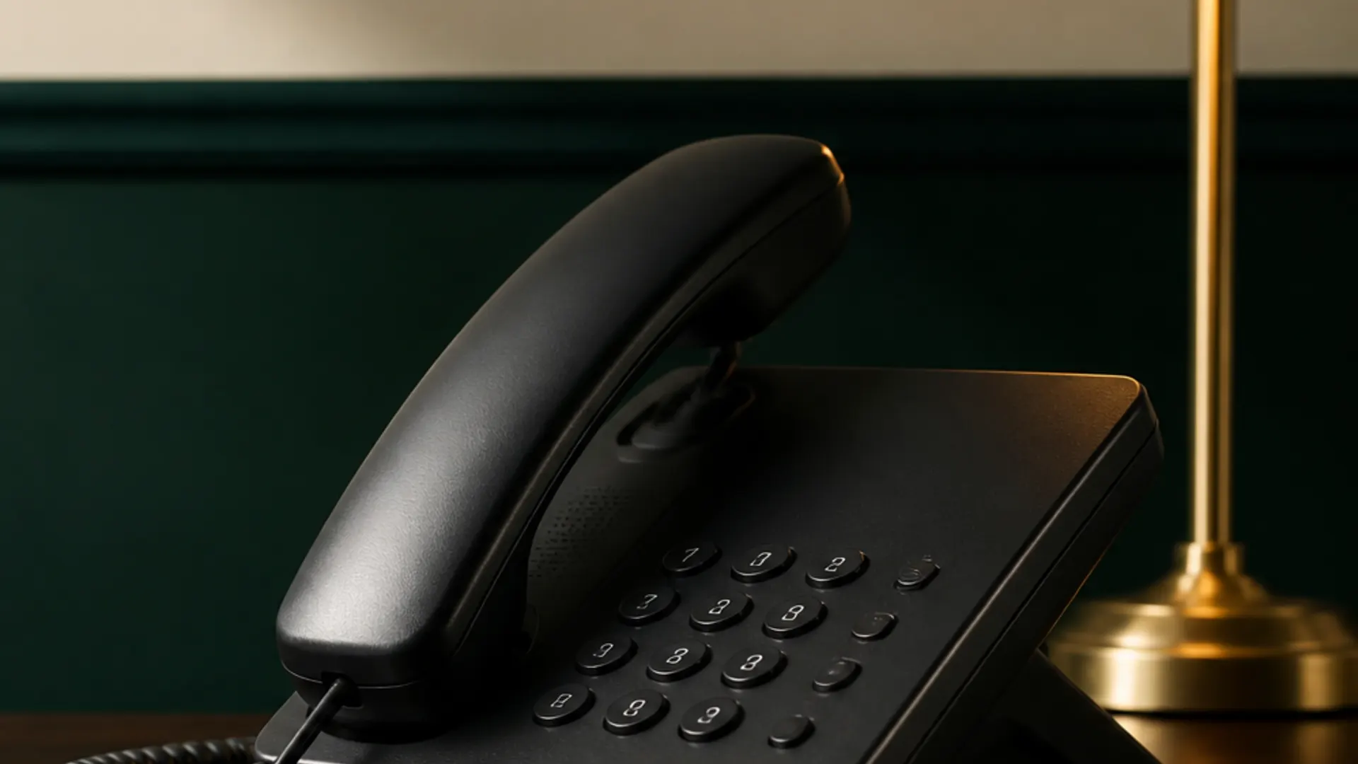 Contact AQUILIS — téléphone institutionnel sur bureau, confiance holding numérique